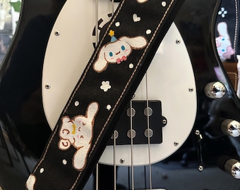 Cinnamoroll Hello Kitty Themed Guitar Strap / Bass Strap