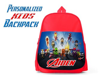 personalized superhero backpacks