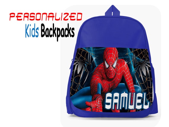 personalized spiderman backpack