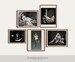 Vintage Witchy Gallery Wall, Black and White Photography, 1800s Film Photos, Witchy Aesthetic, Luis Falero, Astrology, Moon, Nude Women Art