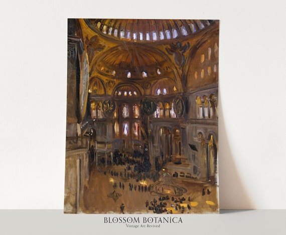 ジョン・シンガー・サージェント、ハギヤ・ソフィアのスケッチ ジョン・シンガー・サージェント、ハギヤ・ソフィアのスケッチ