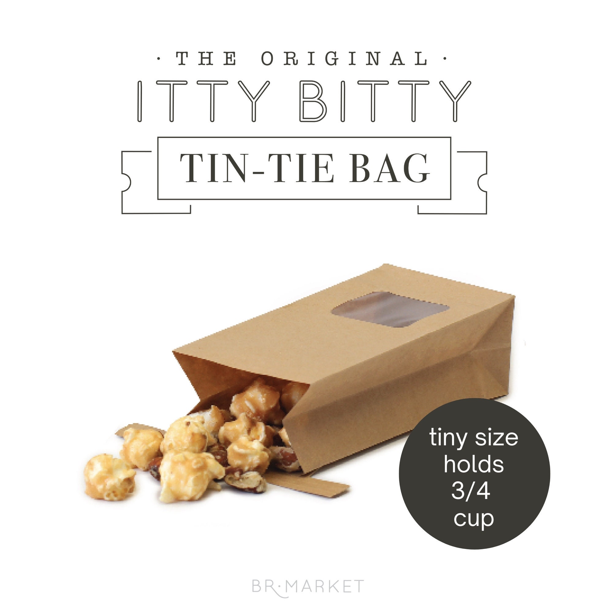 50 Count Small Bakery Bags With Window 3.3x5.5x2 Inches Paper Etsy