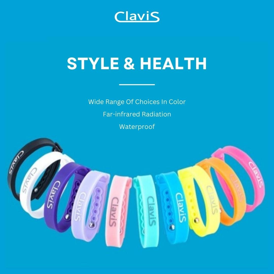Clavis Bonito Far Infrared Negative Ions Sports Balance Wristband