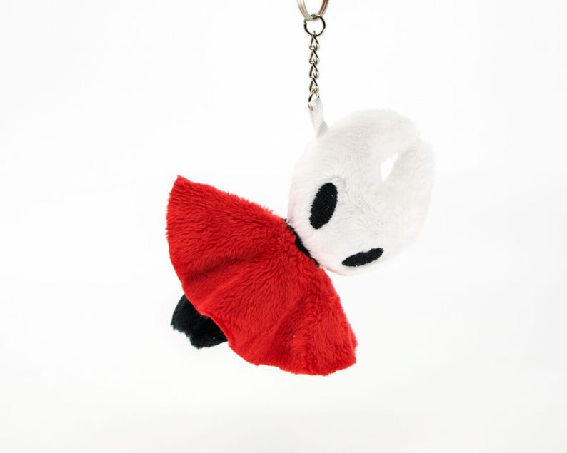 Hornet Hollow Knight Silksong Plush Keychain, Soft Handmade Bag Charm immagine 1
