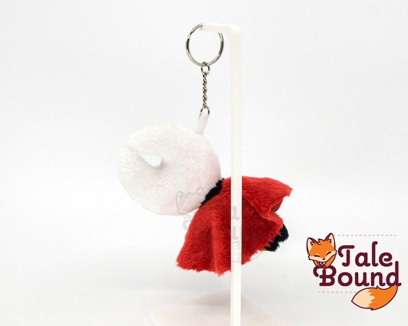 Hornet Hollow Knight Silksong Plush Keychain, Soft Handmade Bag Charm immagine 7