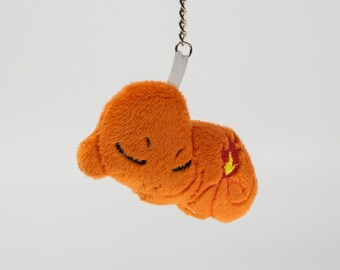 Sleeping Charmander Plush Keychain