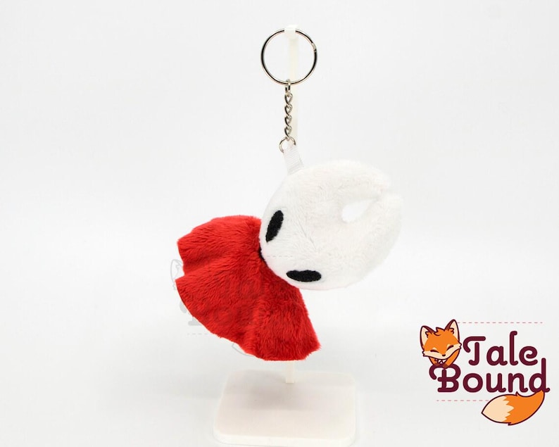 Hornet Hollow Knight Silksong Plush Keychain, Soft Handmade Bag Charm immagine 4