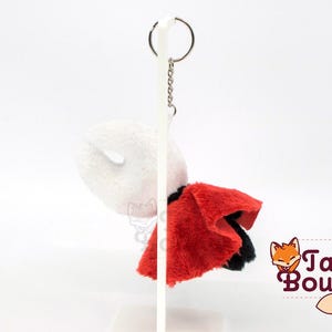 Hornet Hollow Knight Silksong Plush Keychain, Soft Handmade Bag Charm immagine 8