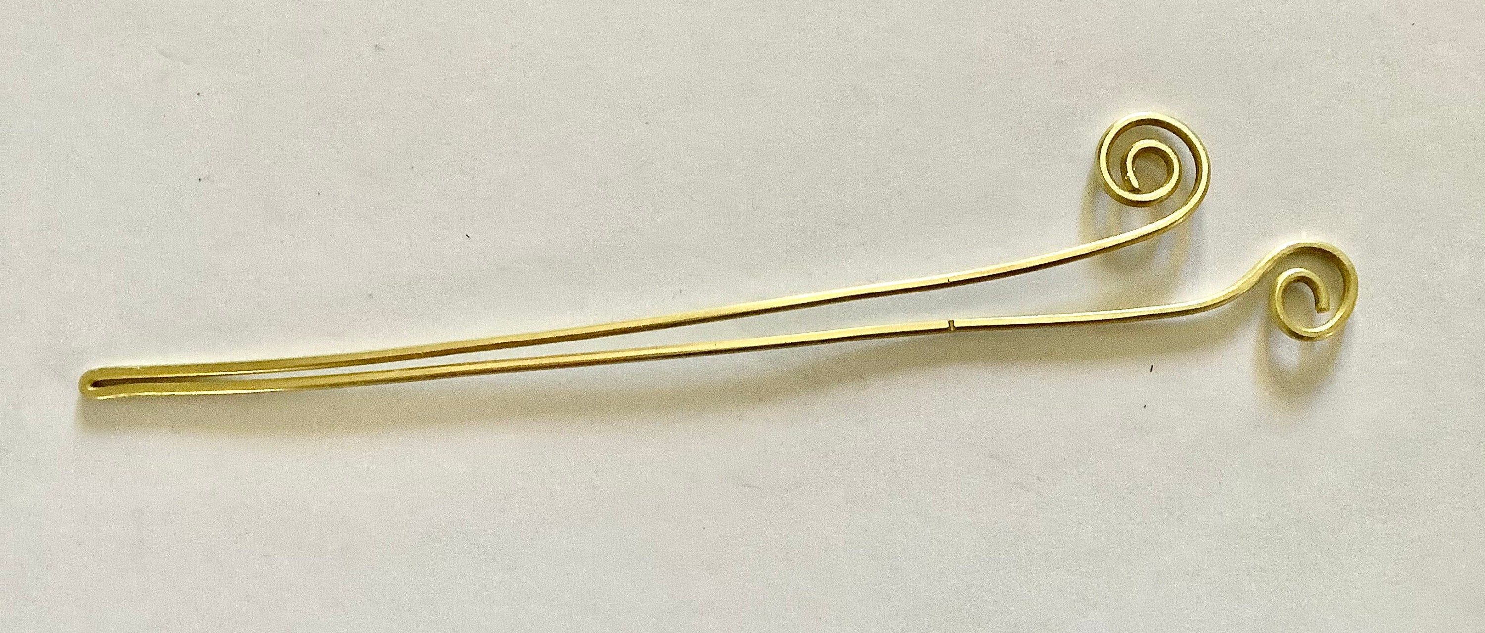 Hair stick hair pin hair clasp brass wire hair pin hair Etsy
