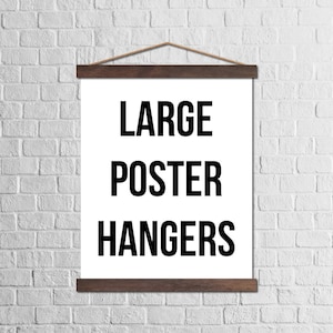 Large poster hanger - magnetic hanging frame - magnetic poster hanger
