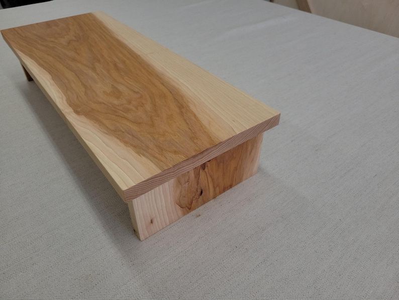 Wooden Desktop Monitor Riser and Desk Organizer for Computer and Laptop Stand Wood afbeelding 7