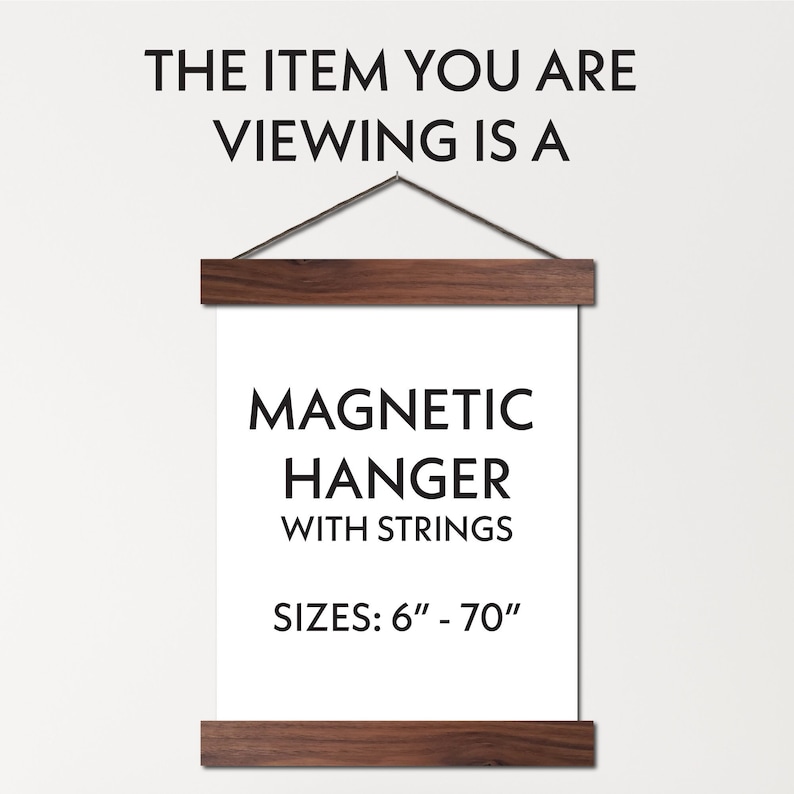 Large Poster Hanger Hanging Frame Poster Etsy