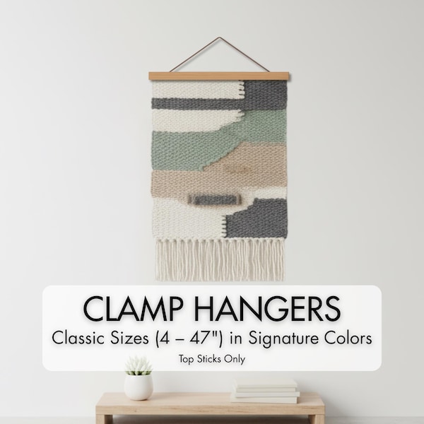 Alder Wood Poster Hanger - Tapestry, Rug & Quilt Display - Top Only