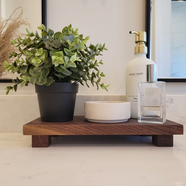 Sink Caddy - Soap Dish Riser - Decorative Soap Tray - Wooden Riser - Soap dish tray - Soap Tray Pedestal -Display Stool - Tiered Tray