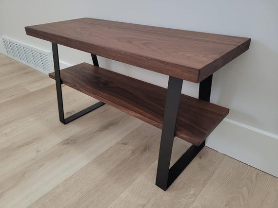Entry Way Bench - Shoe Storage Bench - Metal Bench Legs