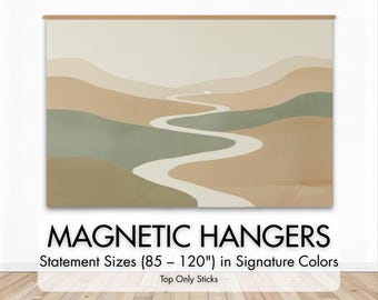 Statement Signature Magnetic Art Hanger – Top Only | Oversized Magnetic Frame for Posters