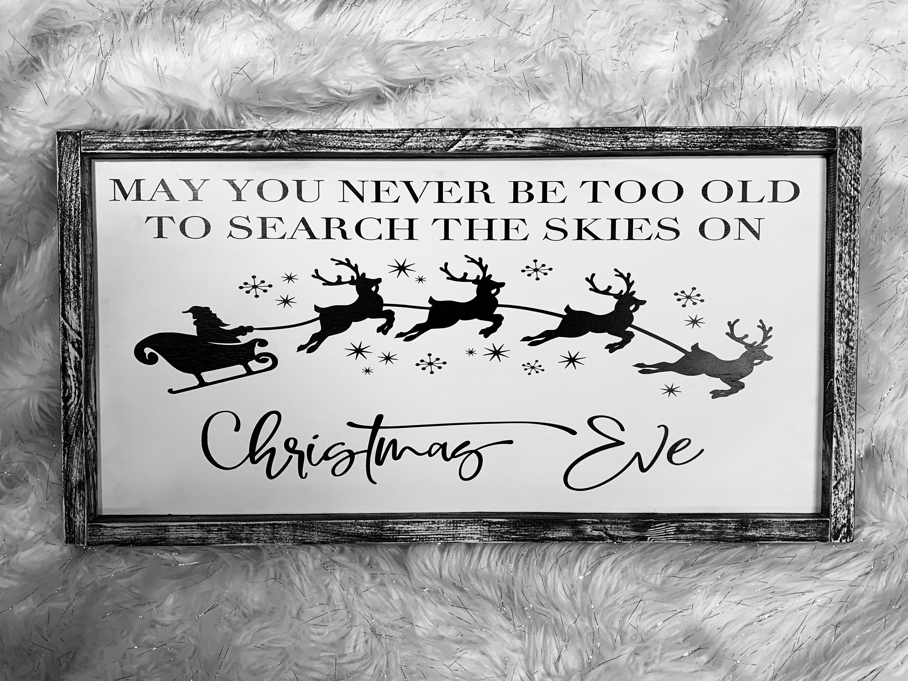 May You Never Be Too Old To Search The Skies On Christmas Eve | Etsy