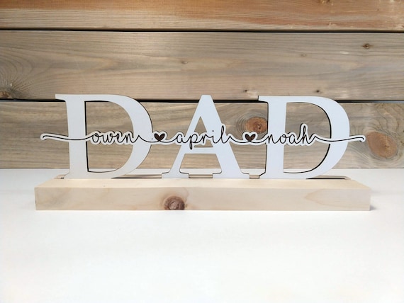  Custom Wood Name and Welcome Sign, Personalized Gifts,  Realistic Tree Slice Appearance Printed on MDF, : Handmade Products