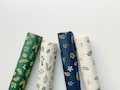 Floral Gift wrapping paper set (4 sheets) | Nagarjun | handmade, ecofriendly, deckled edges, Nepalese paper
