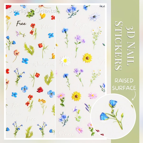 Nail Art Decals Etsy