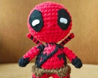 crochet deadpool doll