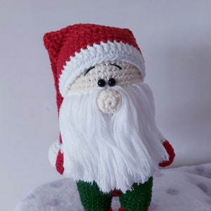 Gnome Christmas Crochet, Santa Gnome Doll, Handmade Big Noses Gnome, Amigurumi Gnome, Christmas Crochet Doll, Stuffed Gnome, Gnome Plushies