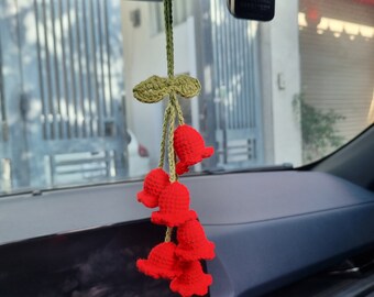 Sasibiyb Achteruitkijkspiegel Hanger Auto Ornament Met Franse Bulldog (Zonnebril Gouden Ketting Witte Bulldog