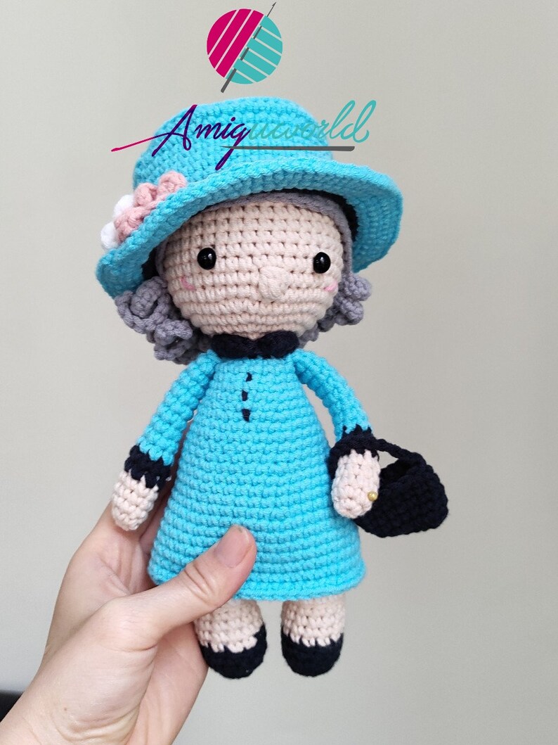 Crochet the Queen Queen Elizabeth Doll Amigurumi Queen - Etsy