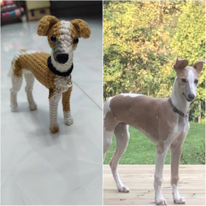 Custom Crochet Dog, Custom Stuffed Dog, Crochet Pet Memorial, Look Alike Dog, Personalized Dog, Gift for Dog Lovers, Custom Stuffed Animal image 8