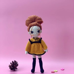 Amigurumi Crochet Doll, &quot;Vintage Girl Doll&quot;, Princess Handmade Doll, Doll Accessories, Doll Collection, Gift for kids