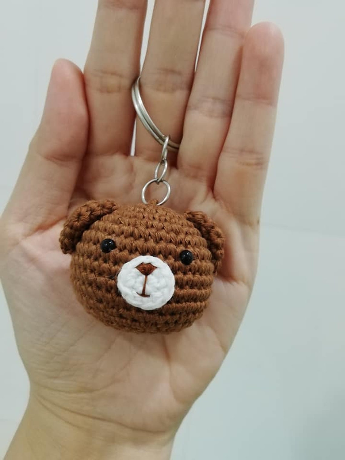 Set of 2 Animal Keychain Crochet Animal Keychain Handmade | Etsy