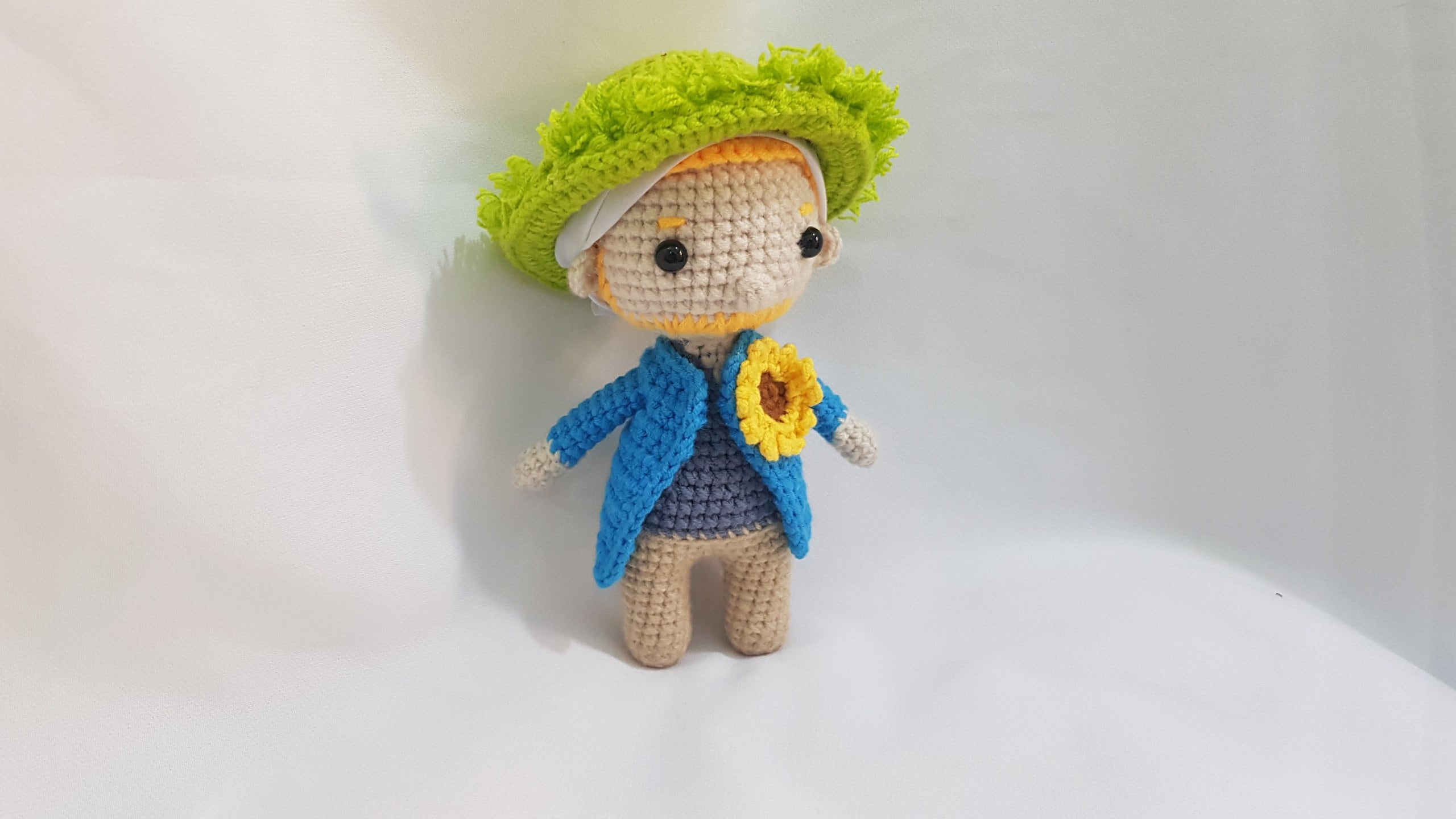 ゴッホかぎ針編み、ゴッホ人形、ゴッホぬいぐるみ、ゴッホのぬいぐるみ