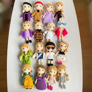 Gehäkelte Mädchen Puppe