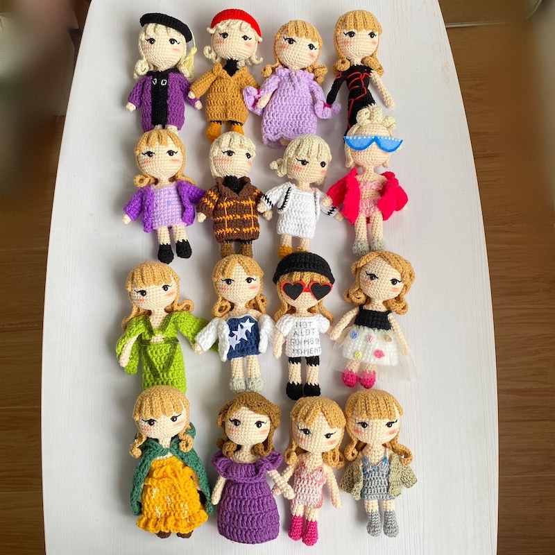 Taylor Crocheted Doll - Etsy UK