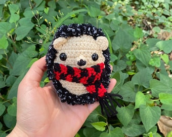 Erizo de ganchillo, erizo de peluche, peluche de erizo, erizo amigurumi, llavero de erizo
