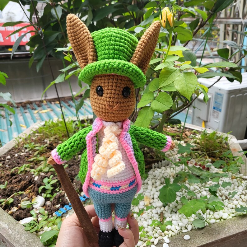 Elias the Easter Bunny Crochet, Crochet Rabbit, Easter Decor, Easter ...
