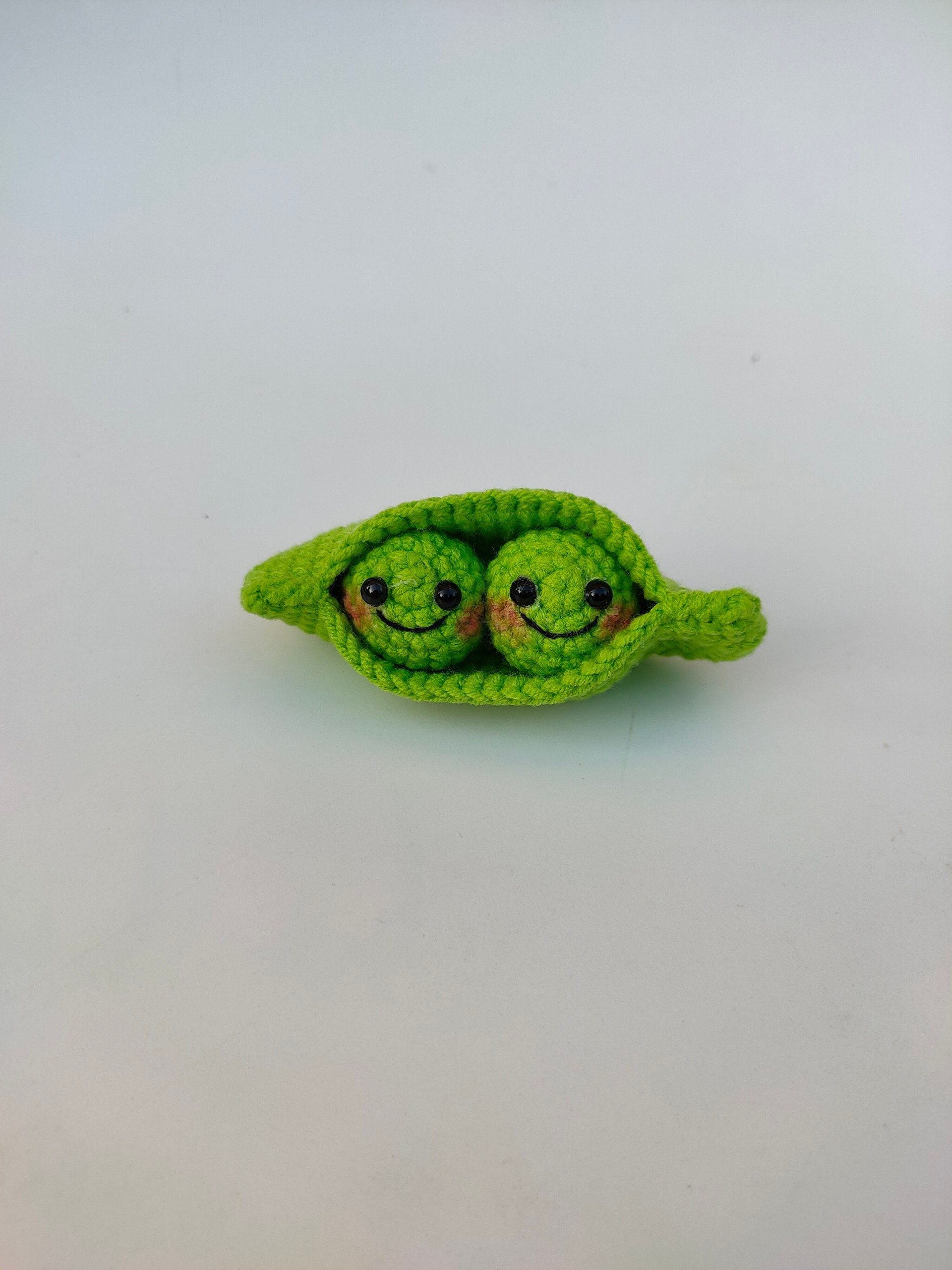 Amigurumi Two Peas in a Pod Crochet Plushies Pea Pod Play Etsy