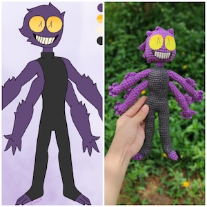 Custom Plush Commission, Custom Crochet Doll, Halloween Crochet, Custom Stuffed Animal From Drawing, Drawing Into Plush, Halloween Plush image 3