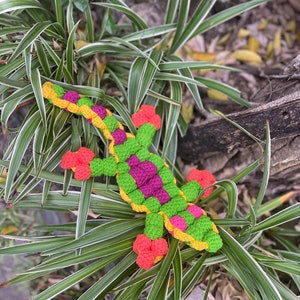Crochet Bead Lizard 90s Bead Lizard Custom Bead Lizard Bead Lizard