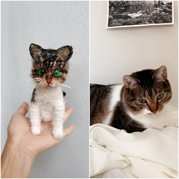 Custom Cat Plush, Custom Crochet Cat, Custom Stuffed Cat, Custom Pet Plush, Pet Memorial Plush, Custom Stuffed Animal, Gift for Cat Lovers