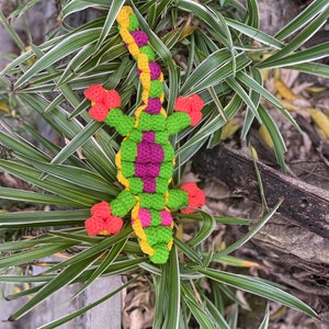 Crochet Bead Lizard 90s Bead Lizard Custom Bead Lizard Bead Lizard