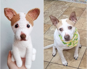 Perro de peluche personalizado, animal de peluche personalizado, felpa de perro personalizada, felpa de mascota personalizada, regalo de perro personalizado, felpa conmemorativa de mascotas, réplica de perro