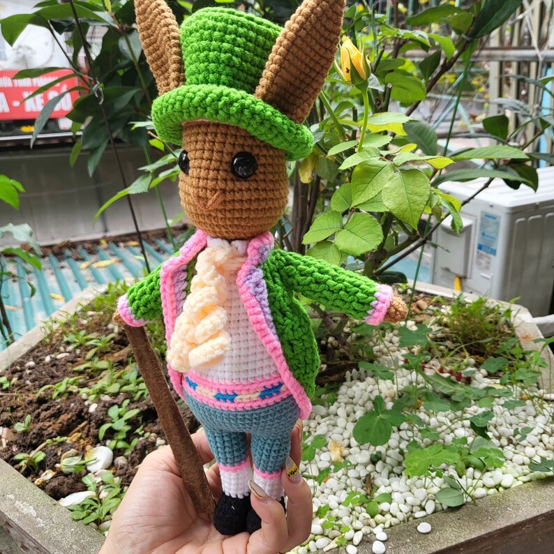 Elias the Easter Bunny Crochet, Crochet Rabbit, Easter Decor, Easter ...