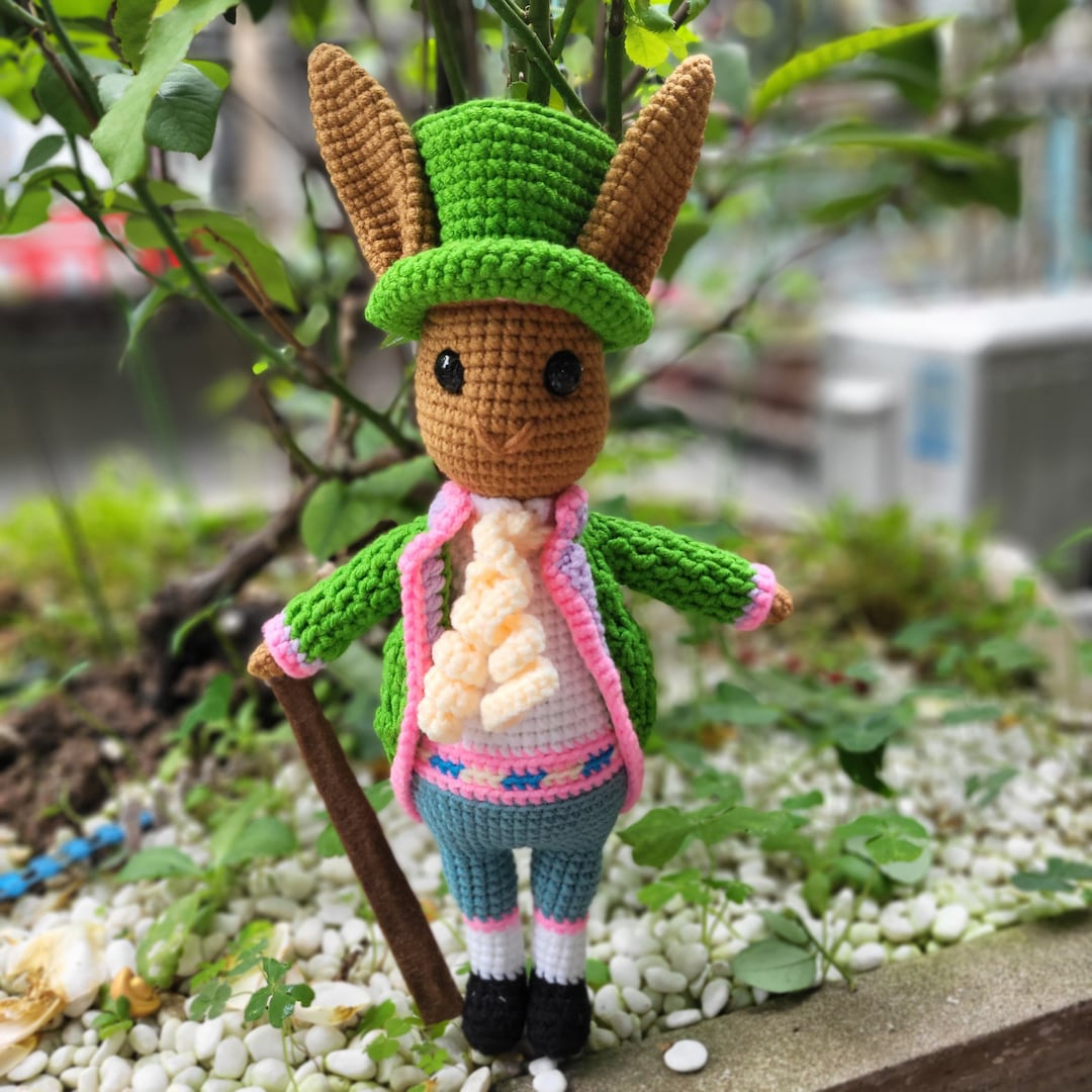 Elias the Easter Bunny Crochet, Crochet Rabbit, Easter Decor, Easter ...