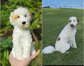 Peluche personnalisée pour chien, peluche personnalisée pour chien, chien au crochet personnalisé, peluche personnalisée pour animal de compagnie, peluche personnalisée, cadeau personnalisé pour animal de compagnie, maman de chien, papa de chien