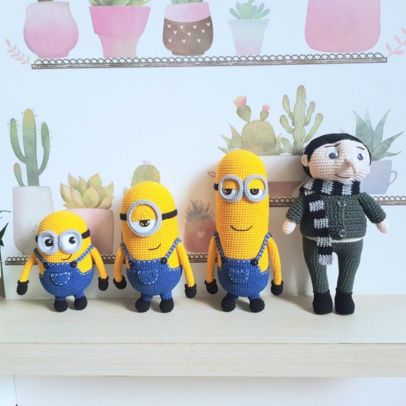 Crochet Minion Doll Crochet Disney Doll Handmade Minions Doll Despicable Me The Rise Of Gru Handmade