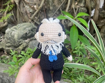 Brahms all'uncinetto, bambola di Brahms, peluche di Brahms, peluche di Brahms, statuetta di Brahms, giocattolo di Brahms