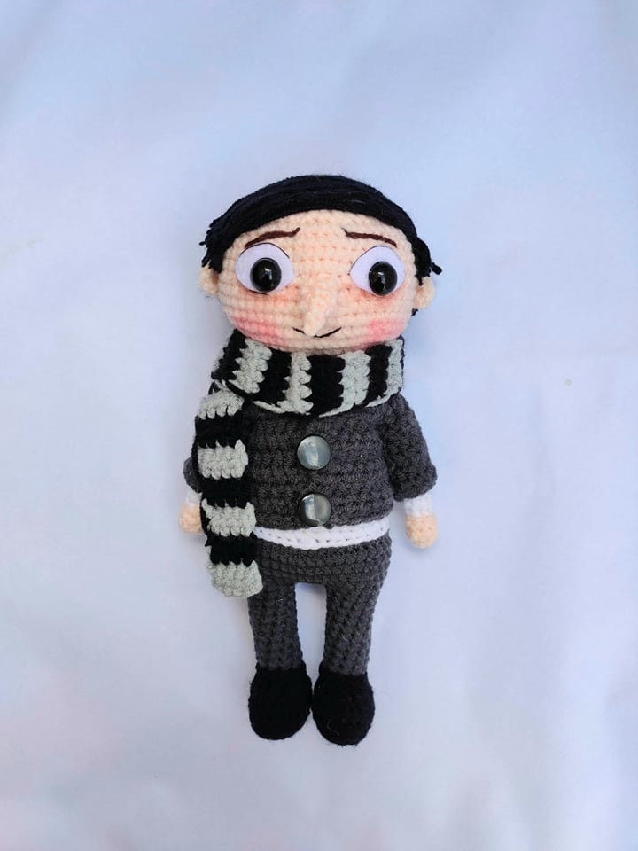 Minions Doll Gru Little Boy The Rise Of Gru Crochet Minion Etsy