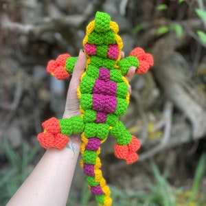 Crochet Bead Lizard 90s Bead Lizard Custom Bead Lizard Bead Lizard