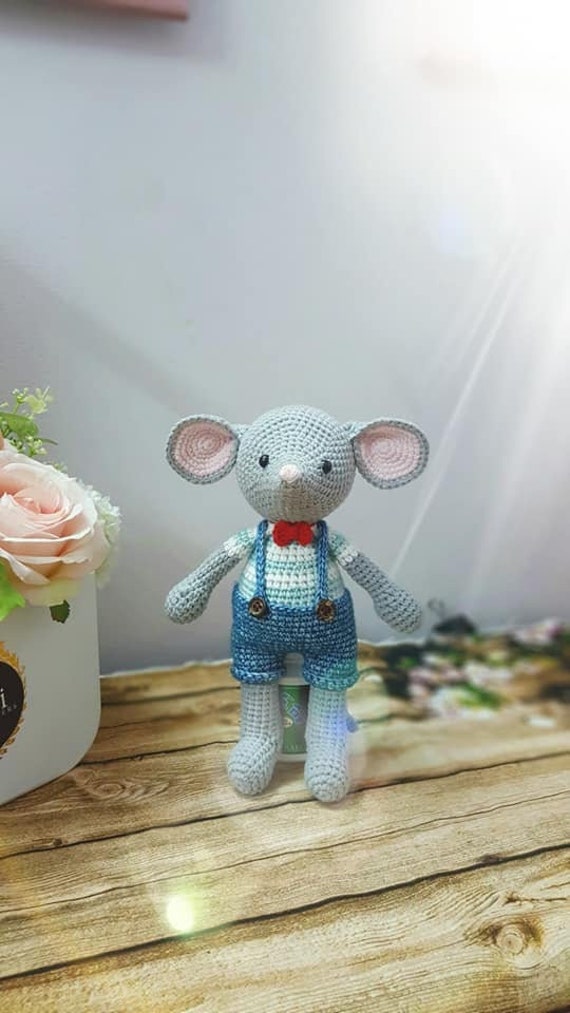 自作ぬいぐるみ・青い花束の男の子 自作ぬいぐるみ・青い花束の男の子